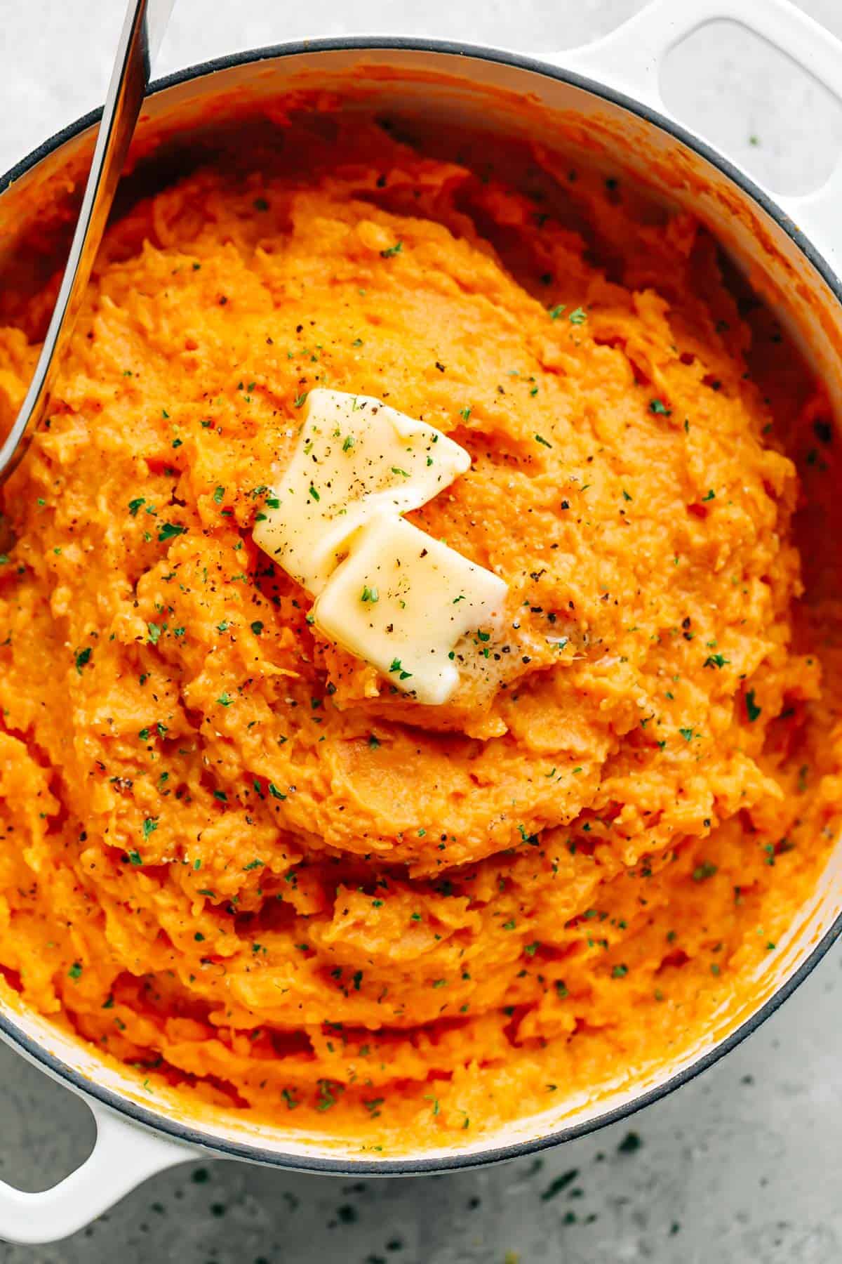 Mashed Sweet Potatoes | cafedelites.com