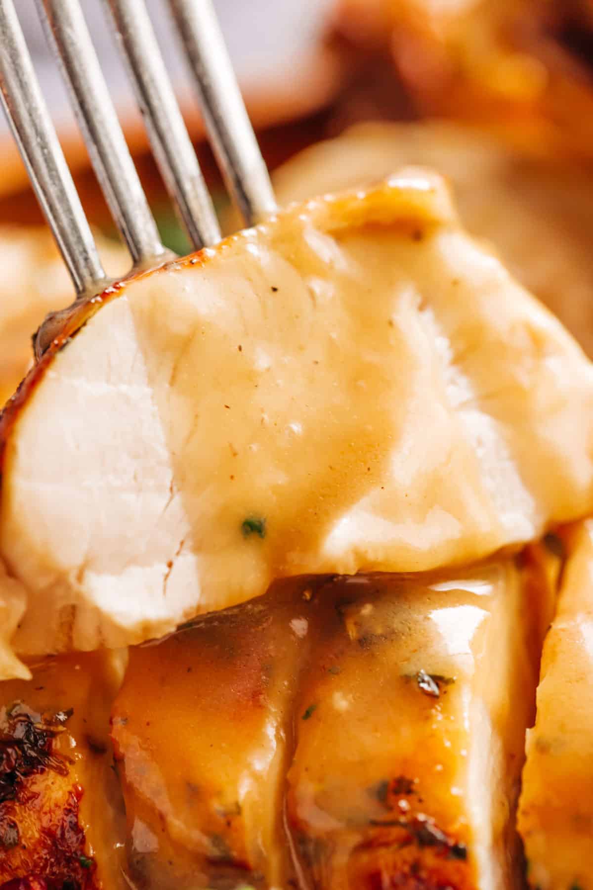 Crispy Skinned Slow Cooker Turkey is THE MOST succulent Turkey, WITHOUT brining OR marinading! This Turkey will have EVERYONE talking! cafedelites