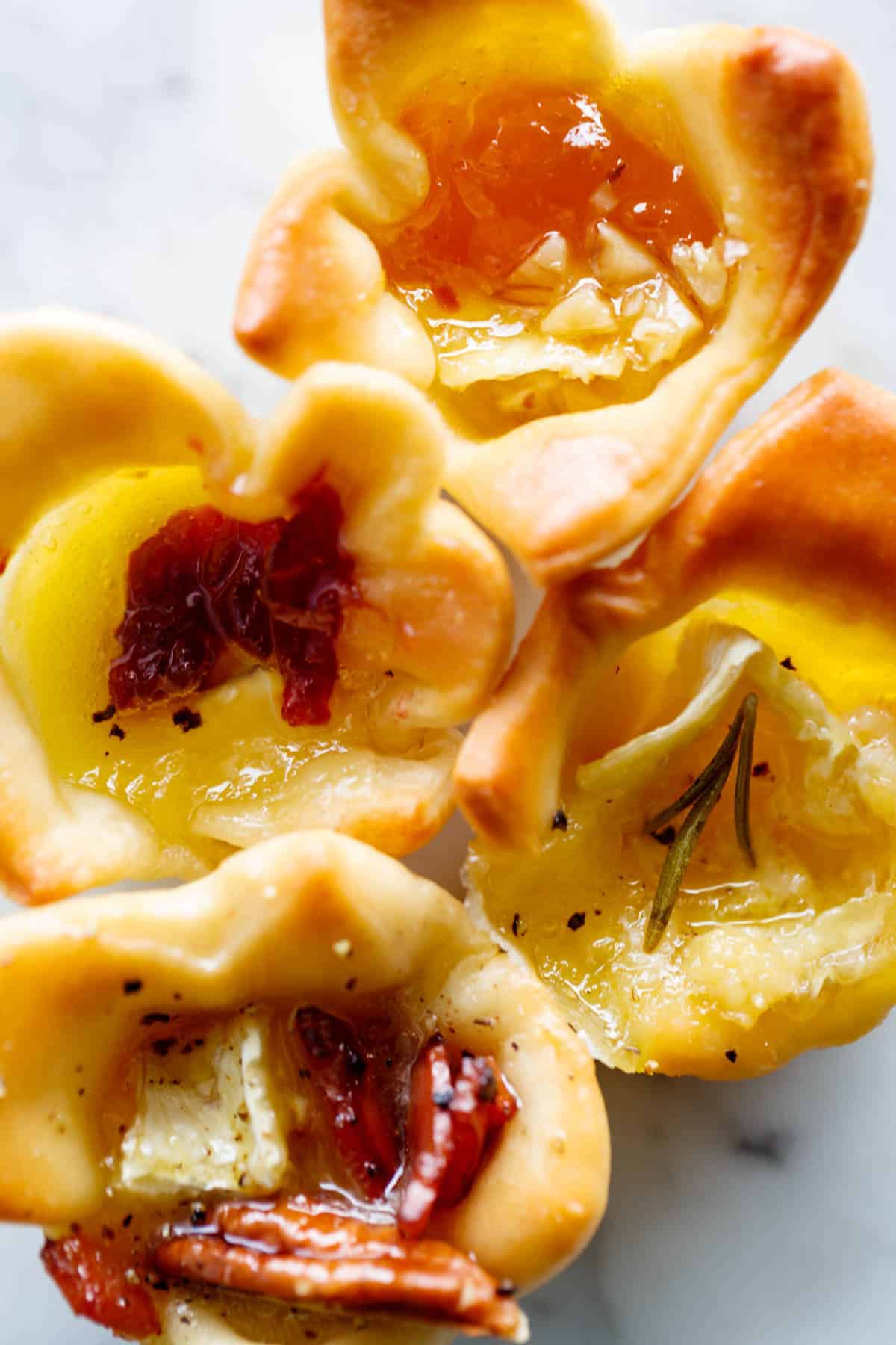 The Best Baked Brie Bites (4 Easy Flavors!)