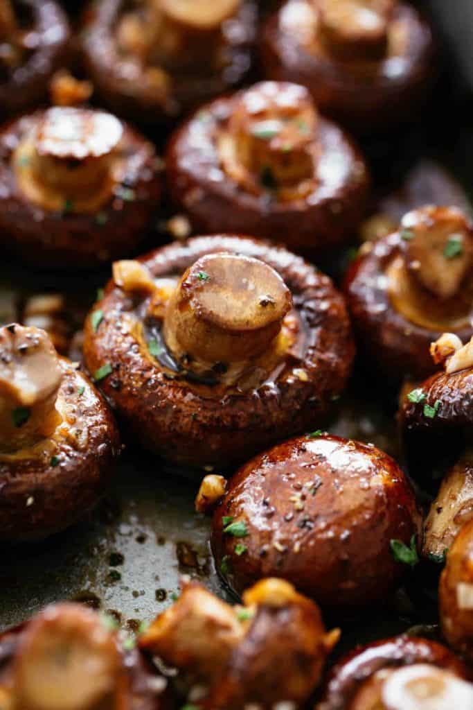 Roasted Mushrooms (Balsamic Soy) Cafe Delites