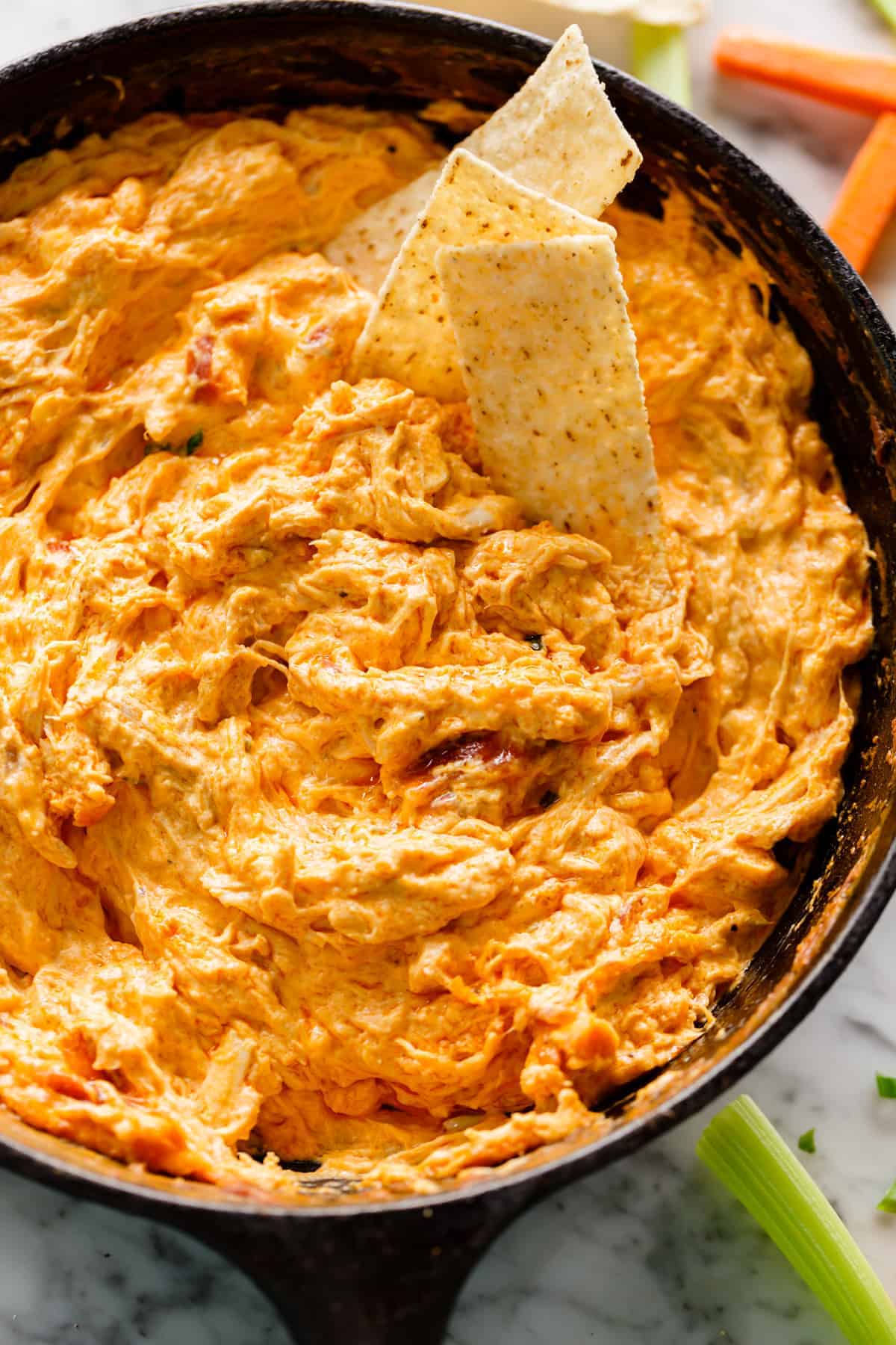 mild buffalo chicken dip recipe