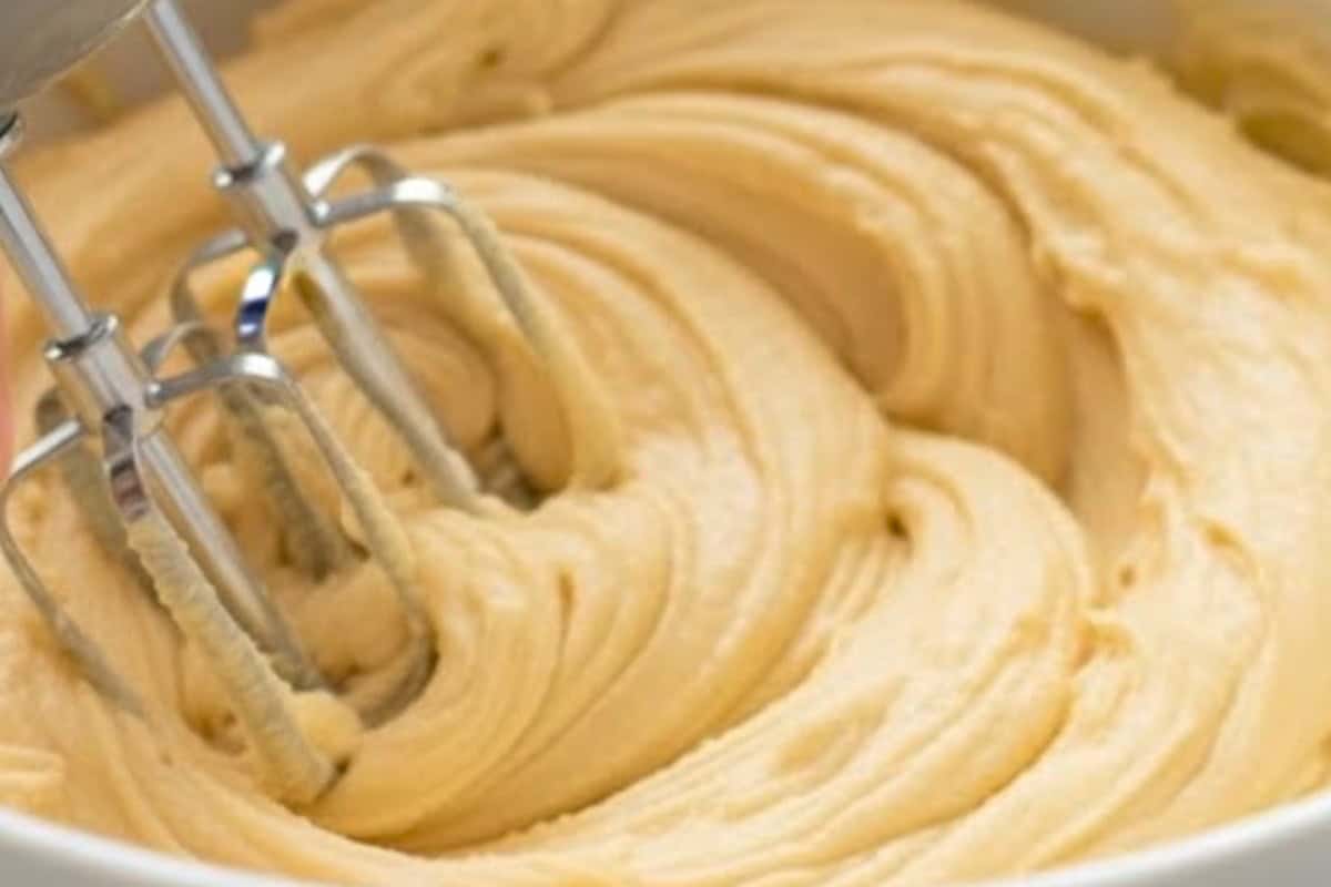 Beat the butter with both sugars until creamy, pale, and smooth,