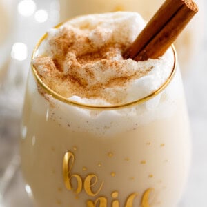 Eggnog ready to enjoy