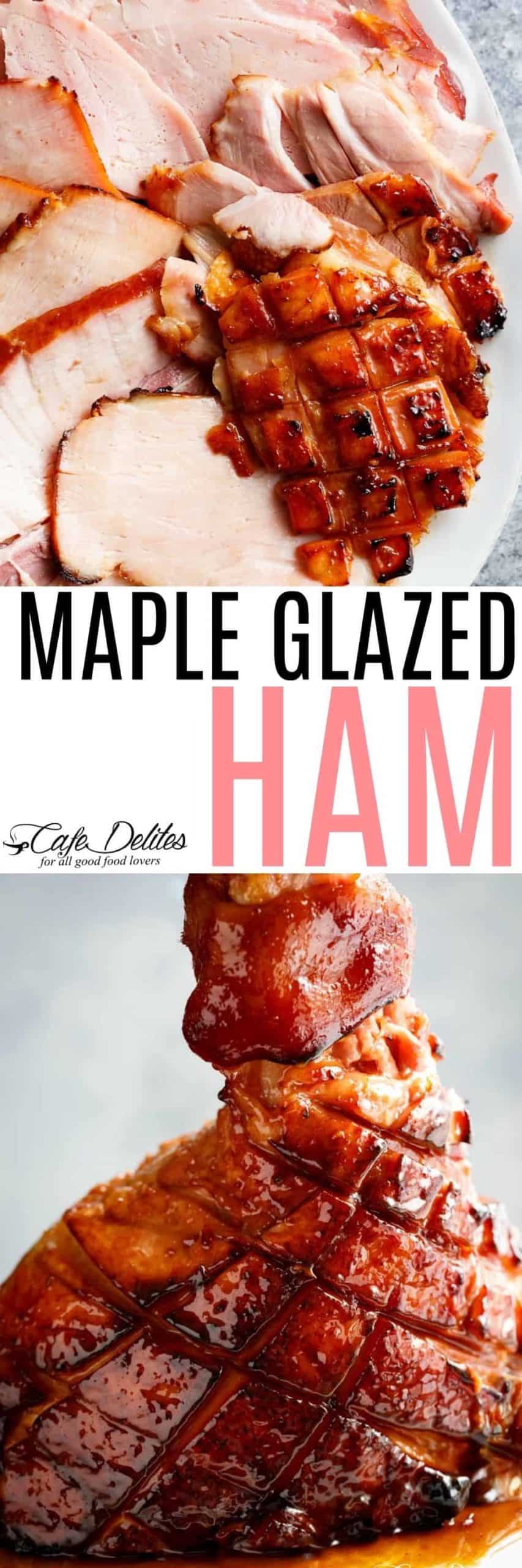 Maple Glazed Ham | cafedelites.com