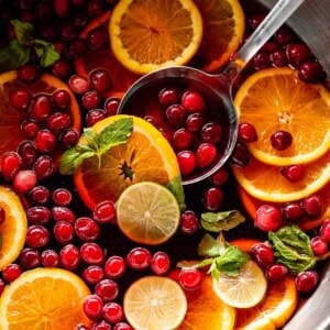 Zoom in image of Mixed Fruit Holiday Punch in a bowl