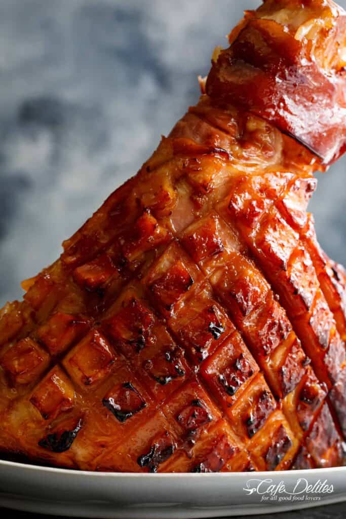 Baked Maple Glazed Ham