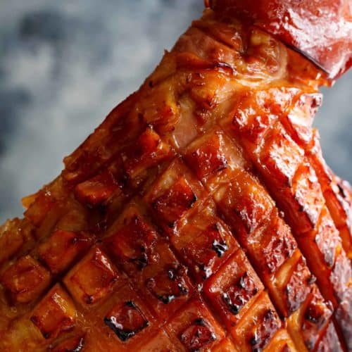 Marmalade Glazed Ham - The Toasty Kitchen