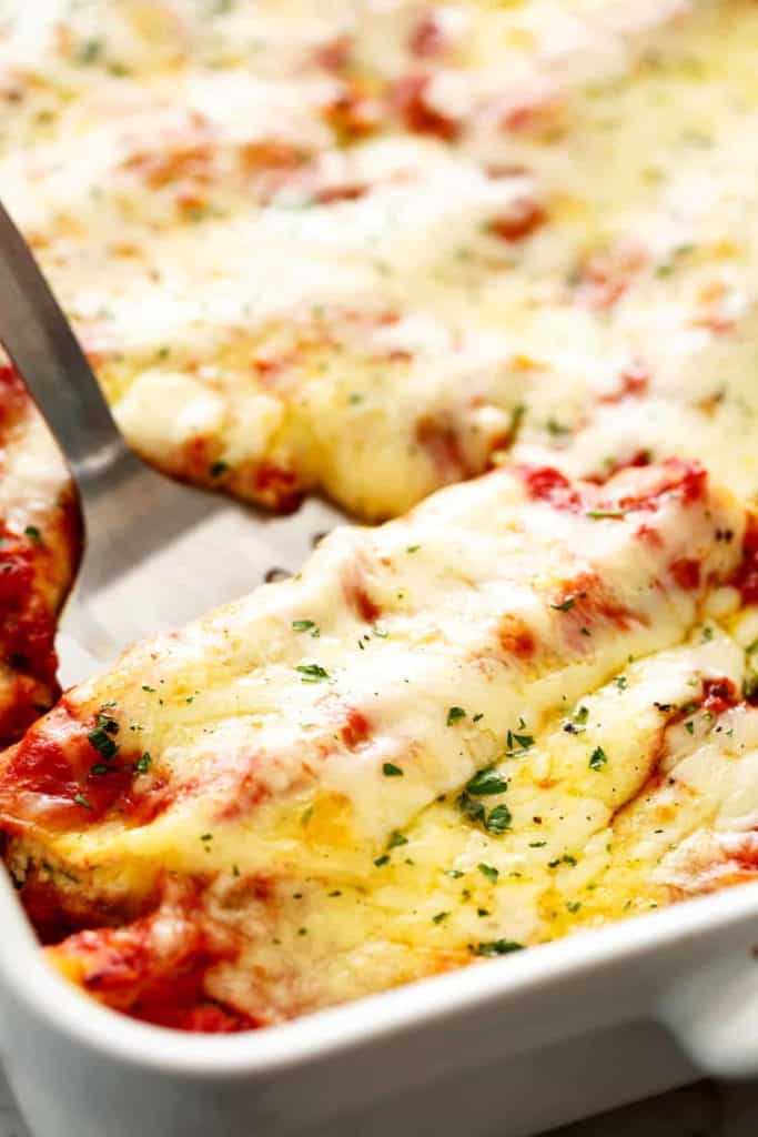 Spinach Ricotta Manicotti (Cannelloni) - Cafe Delites