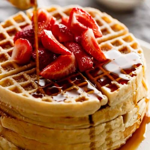 Belgium Waffles | cafedelites.com