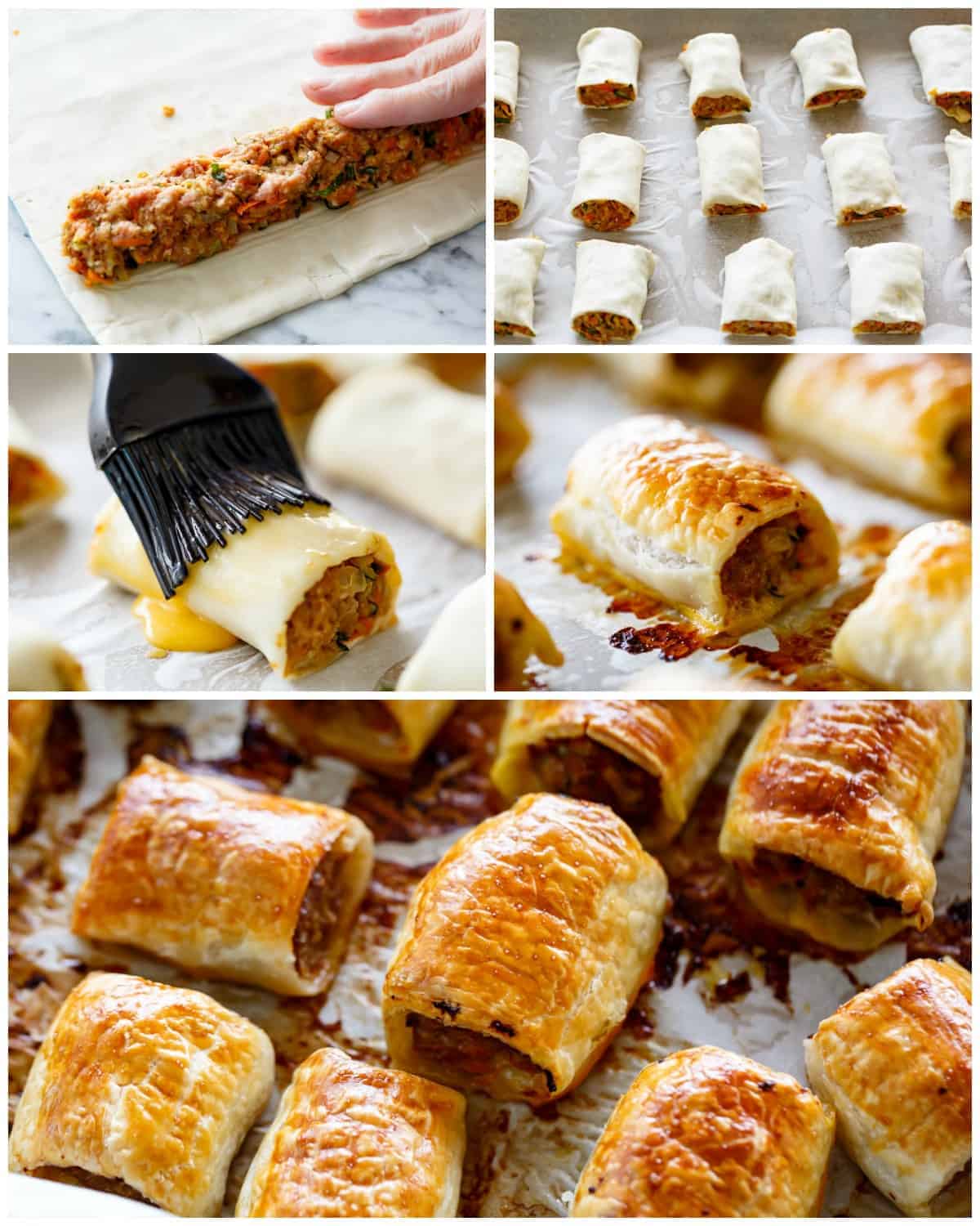 how to make sausage rolls | cafedelites.com