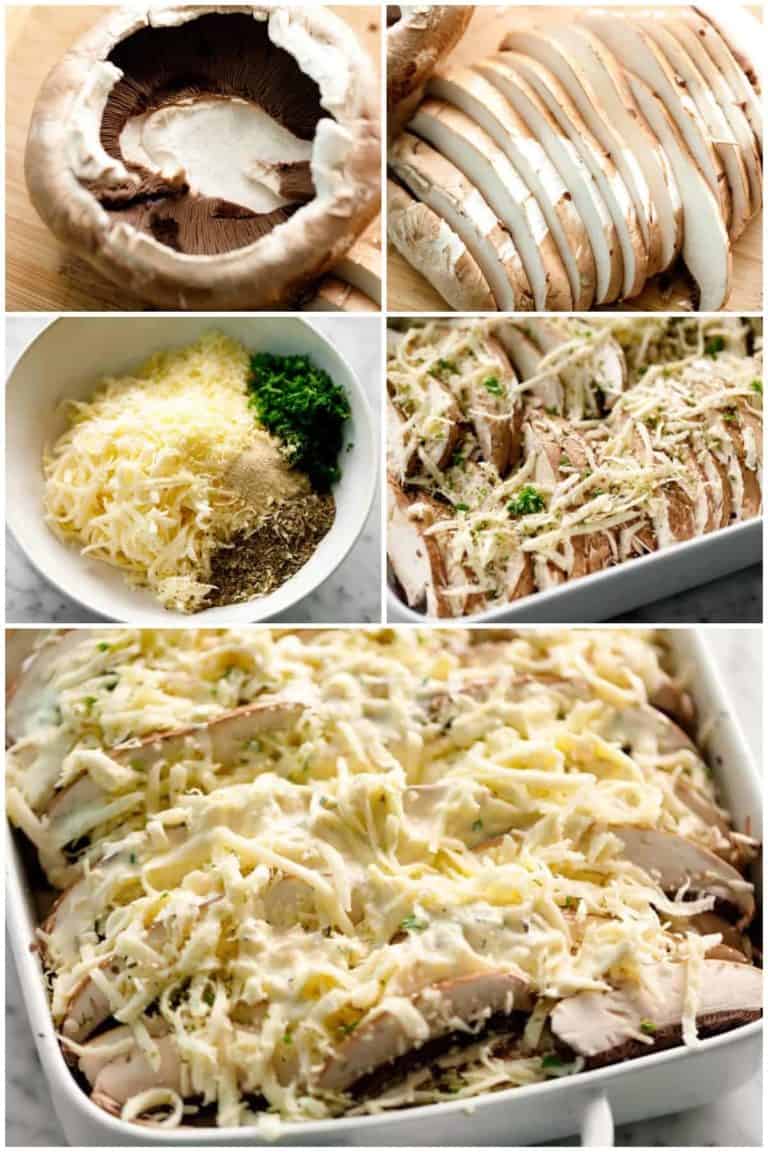 Scalloped Portobello Mushrooms Cafe Delites