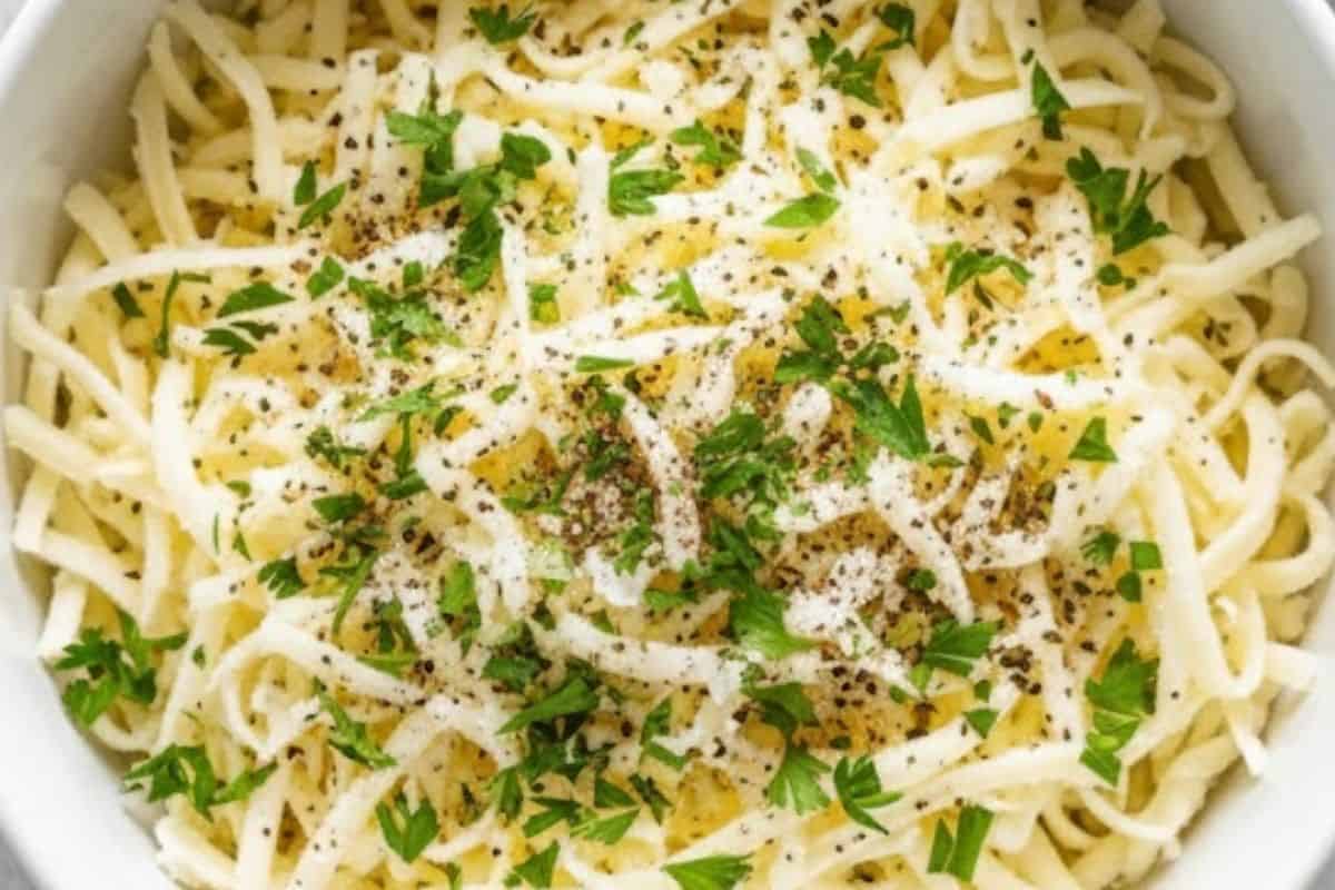  combine all your cheeses, parsley, Italian seasoning, onion powder, and garlic powder