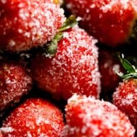 Champagne Strawberries | cafedelites.com