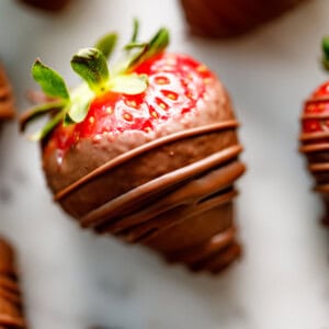 Strawberries Covered in Chocolate