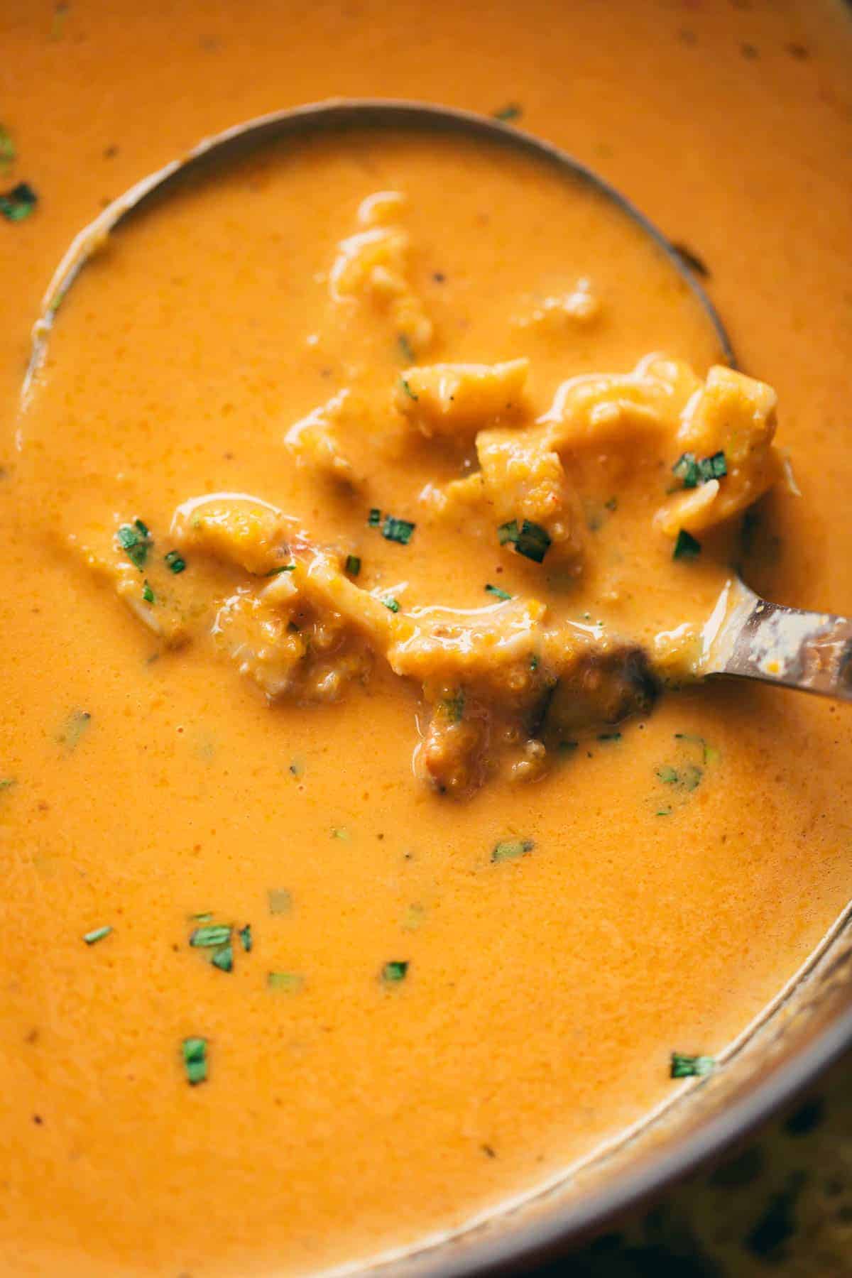 Lobster bisque made easy with lobster tails #lobstertails #lobsterbisque
