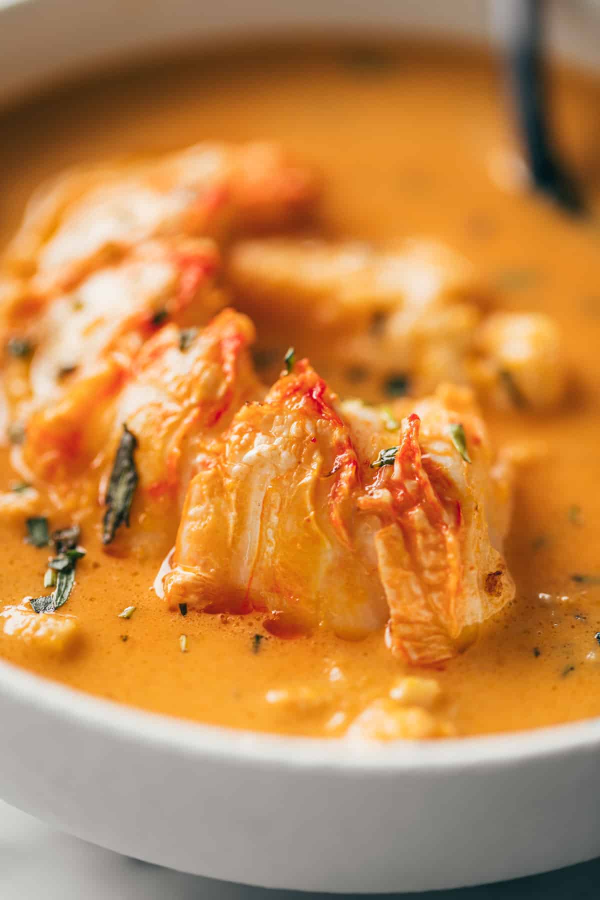 Instant Pot Lobster Bisque - The Foodie and The Fix