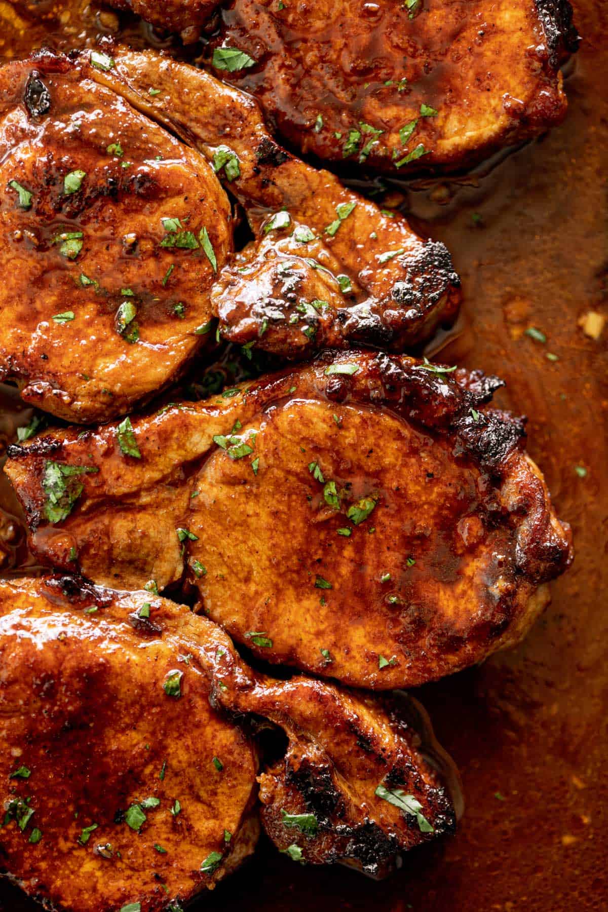 Oven Baked Pork Chops on a baking tray | cafedelites.com