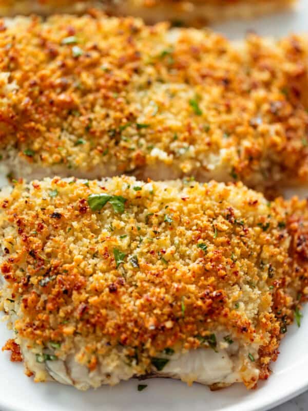 Yummy Crispy Garlic Parmesan Crumbed Fish