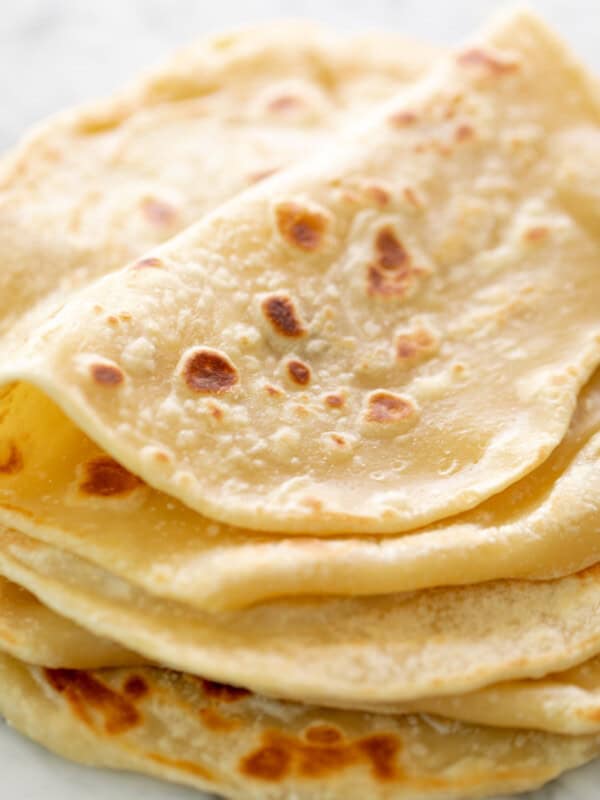 Easy Flatbreads on a plate