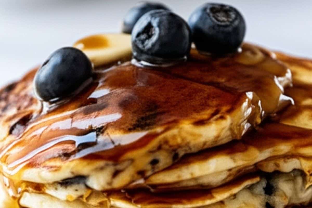 Flip and cook until golden and add your favorite toppings.