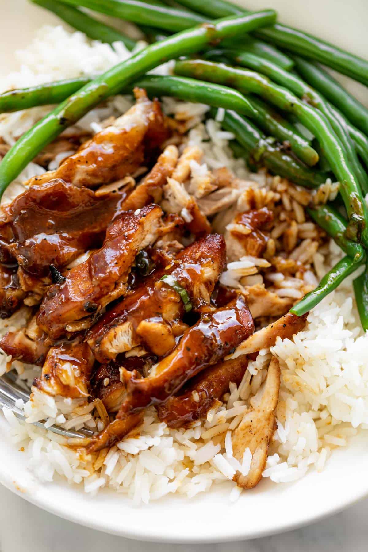 Slow Cooker Honey Garlic Chicken - Family Food on the Table