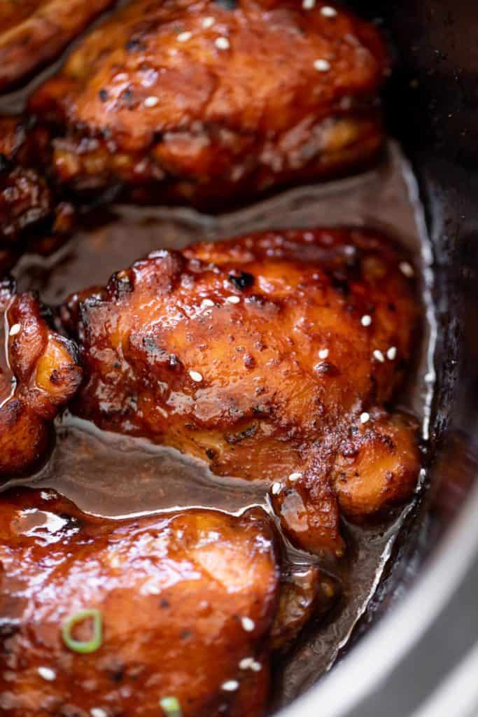 Zoom in image of Spicy Crock Pot Honey Garlic Chicken