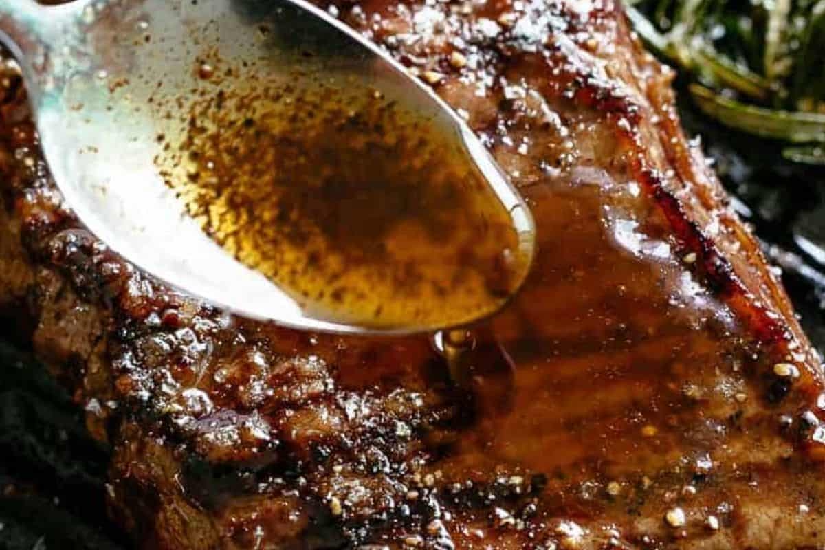 Cook steaks for 4–5 minutes per side or until browned and cooked to your preferred doneness. Spoon a little browned butter over the steaks  - 9