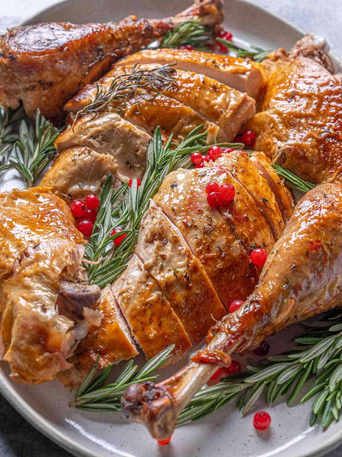 Herb Butter Roast Turkey Recipe