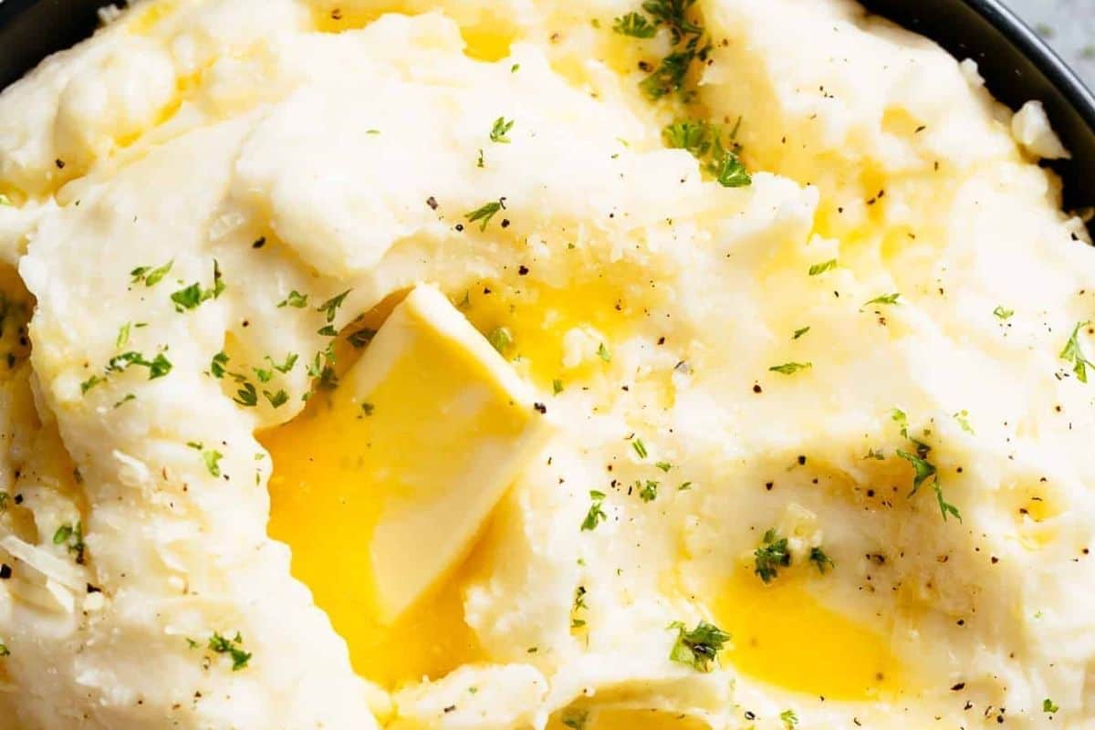 Stir through the parmesan cheese until melted and combined.