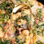 close up of gnocchi ready to eat in a bowl