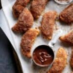 close up of Dulce-De-Leche-Churro-Empanadas