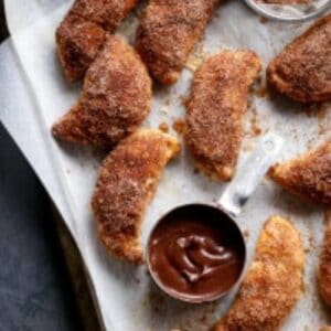 close up of Dulce-De-Leche-Churro-Empanadas