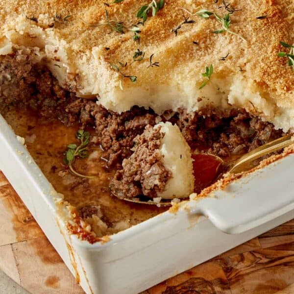 close up photo of french shepherds pie