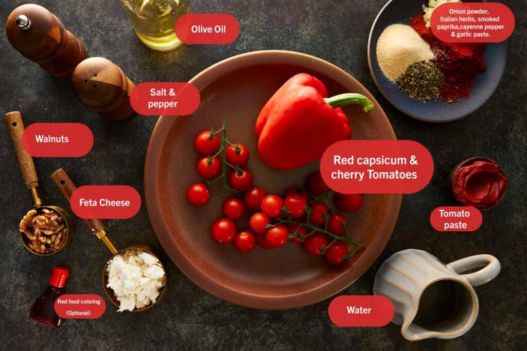 a top down photo of ingredients 