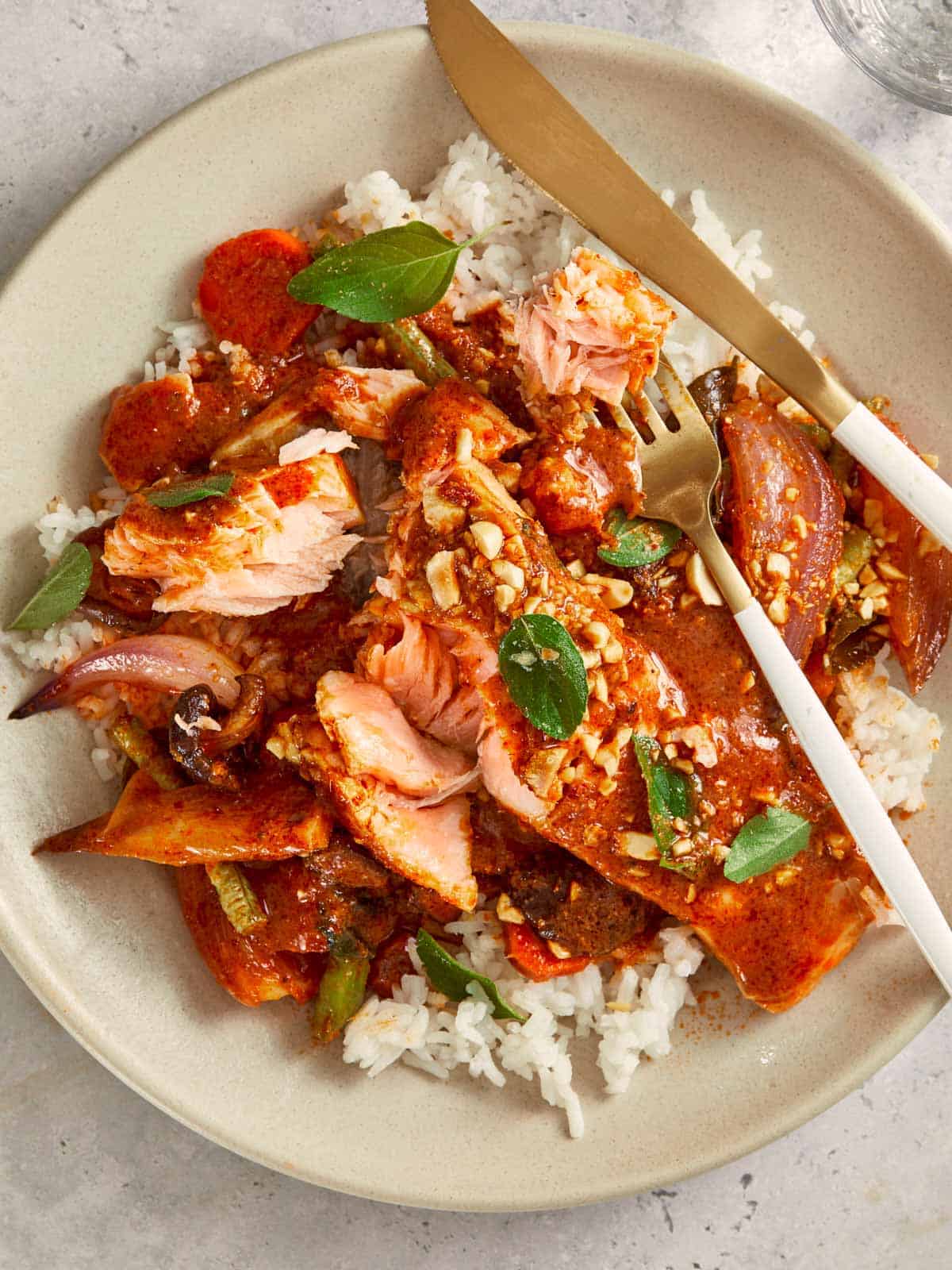 Salmon Panang Curry Recipe