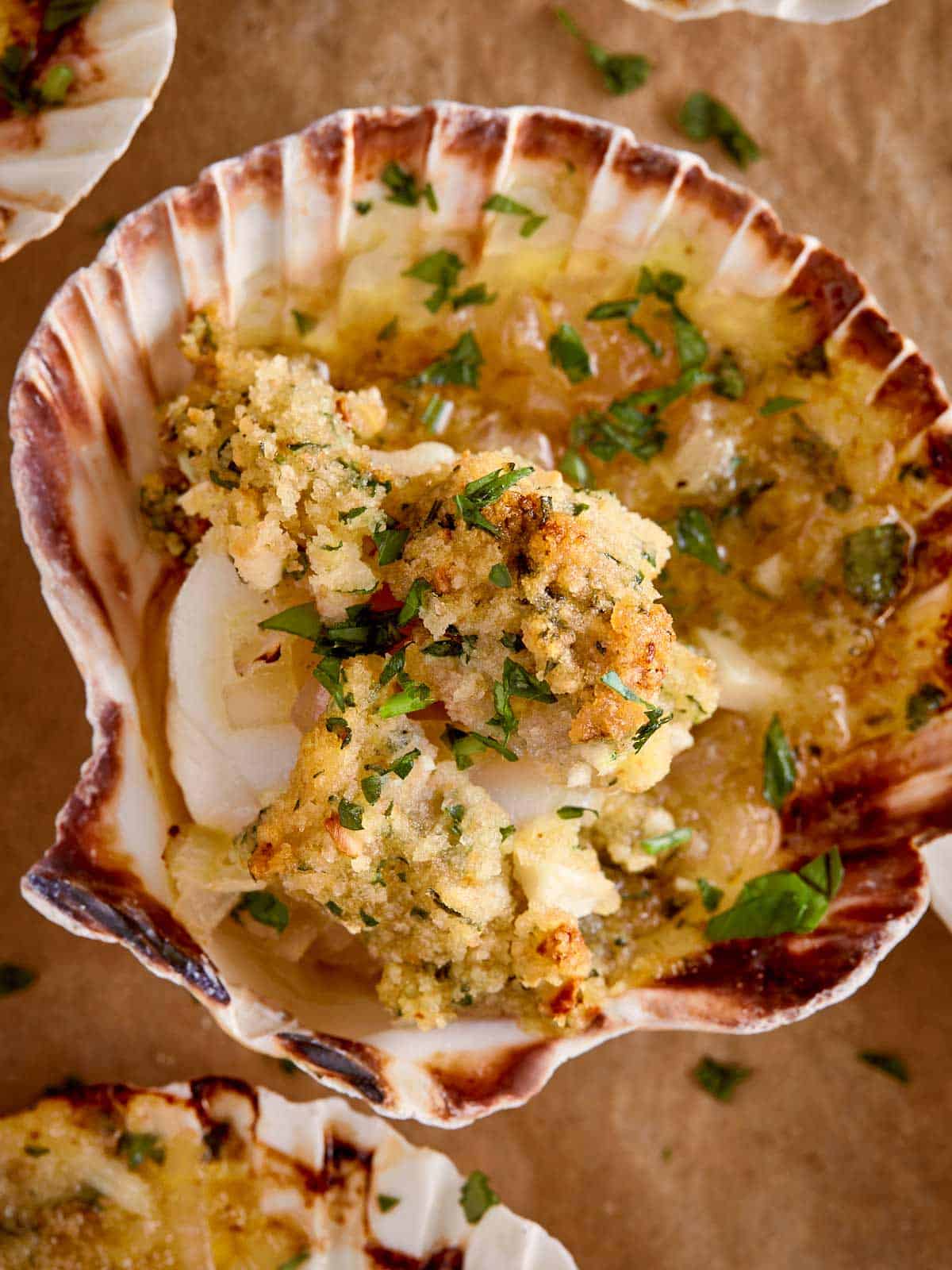 Easy Baked Scallops Recipe