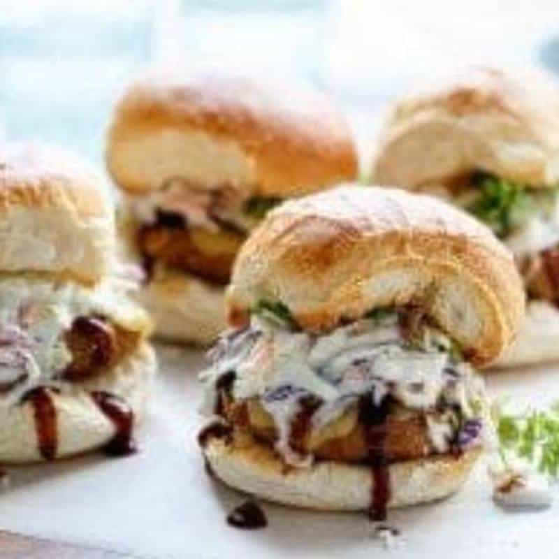 Bbq Turkey and Greek Yogurt 'Slaw Burgers