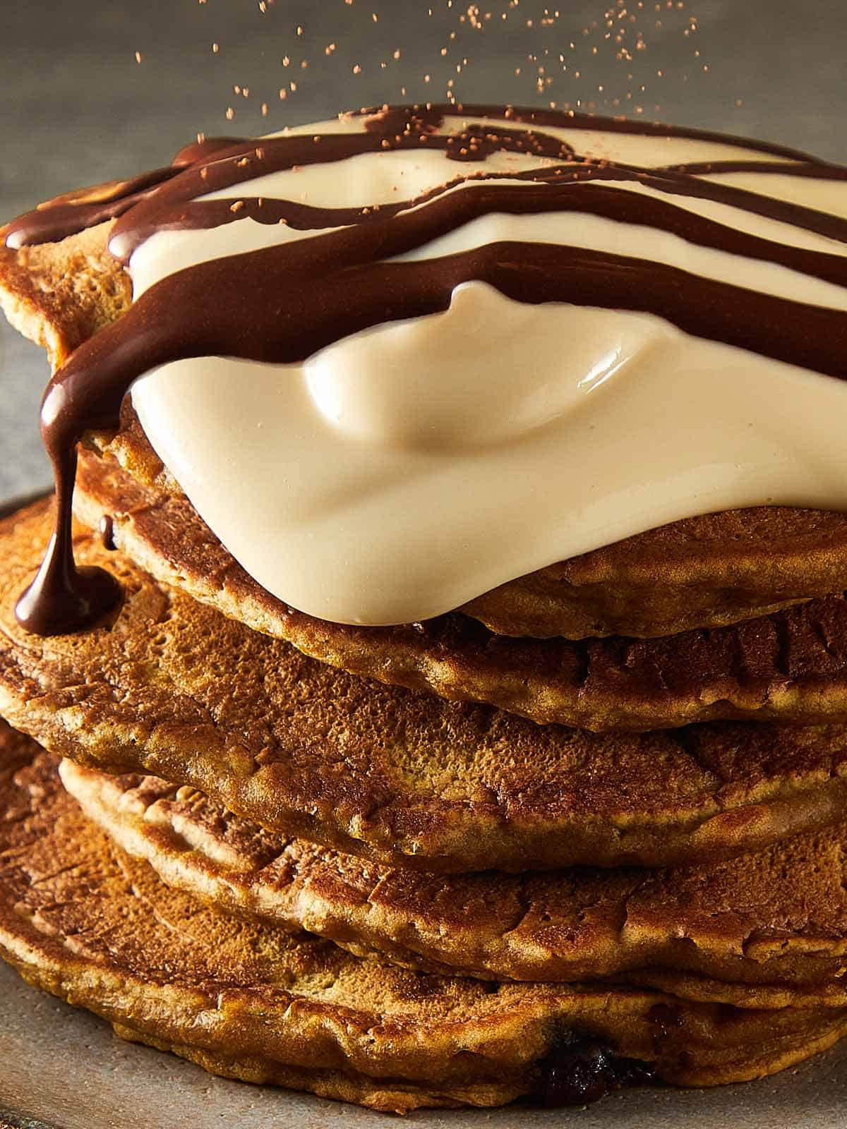 Cappuccino Pancakes Fluffy & Lighter!