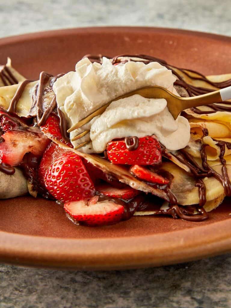 Strawberry Ricotta Crepes, image size:768x1024