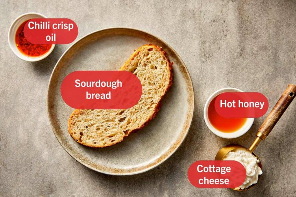 Cottage Cheese Toast (Air Fryer) - Cafe Delites