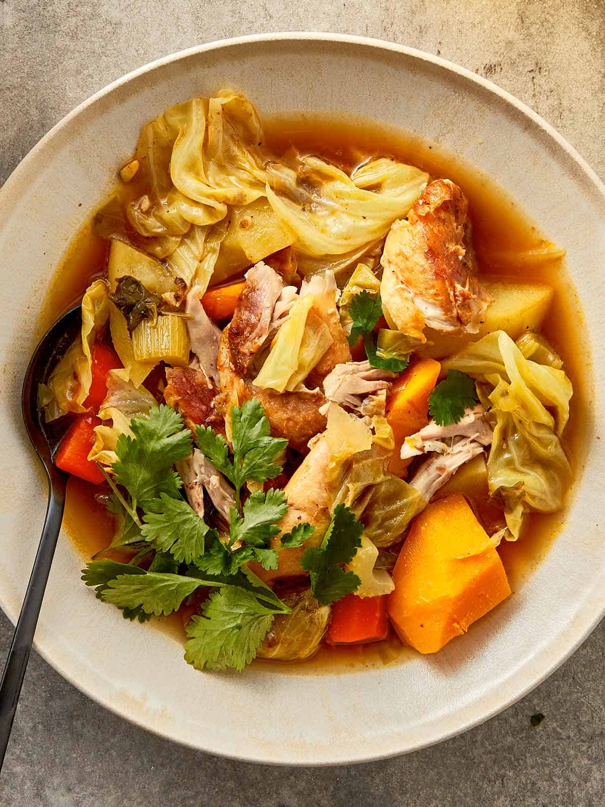 Cabbage Chicken Soup for Weight Loss Recipe