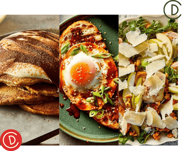 Cafe Delites intro collage image