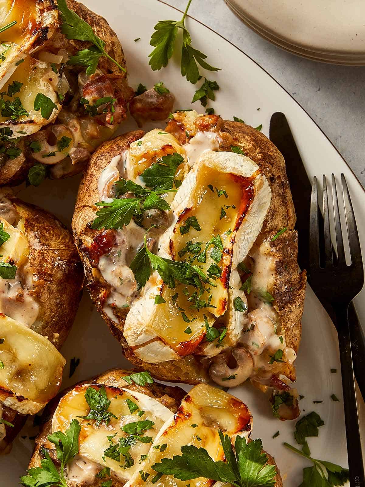 baked potatoes