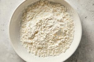 cornstarch in a plate