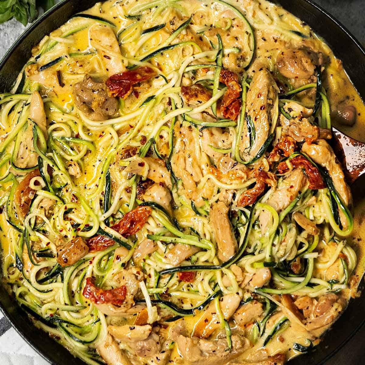 Chicken Zucchini Spaghetti Recipe